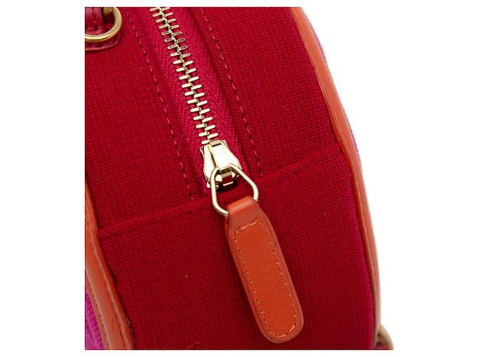 Borsa a tracolla in filigrana CC rosa Chanel - vista 9