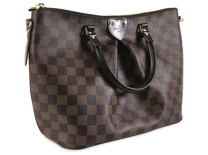 Louis Vuitton Marrone Damier Ebene Siena MM - vista 2