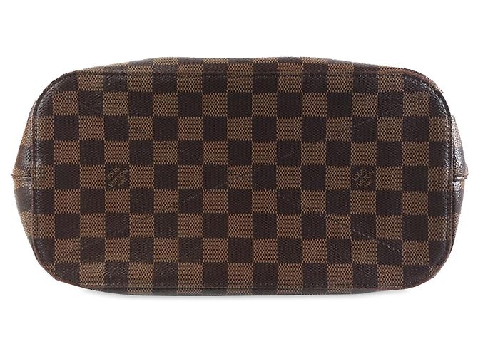 Louis Vuitton Marrone Damier Ebene Siena MM - vista 4