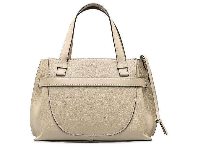 Borsa a tracolla Loewe Mini Gate grigia con manico superiore Grigio - vista 3