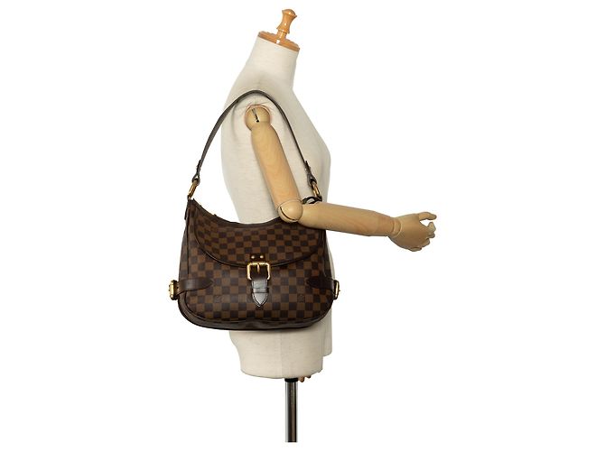 Louis Vuitton Brown Damier Ebene Highbury Marrone - vista 9