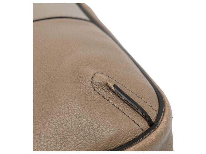Chloé Borsa a tracolla Lexa in pelle marrone Chloe Taupe - vista 12