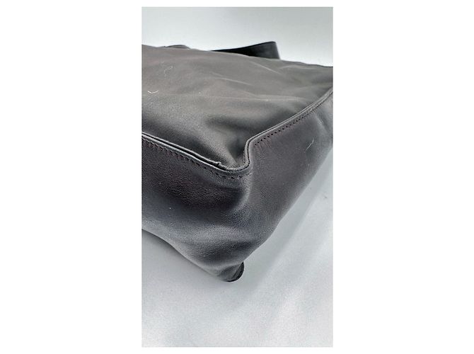 Borsa a tracolla Prada Tessuto in nylon e pelle Marrone scuro - vista 6