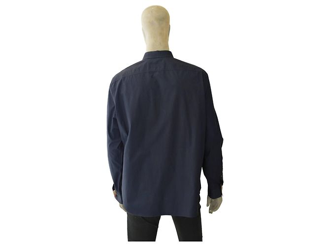 Camicia Burberry Brit blu in cotone da uomo XXL - vista 2