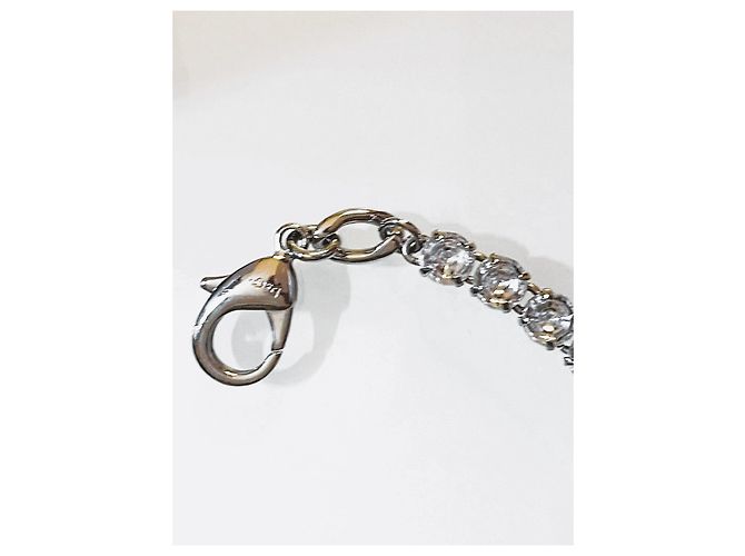 Dolce & Gabbana Stupendo bracciale D&G in acciaio con cristalli quadrati e tondi Argento - vista 5
