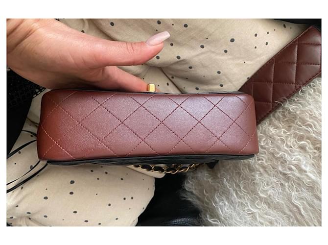 Bolso Chanel Timeless Mini rectangular Piel de cordero/ original Negro - vista 11