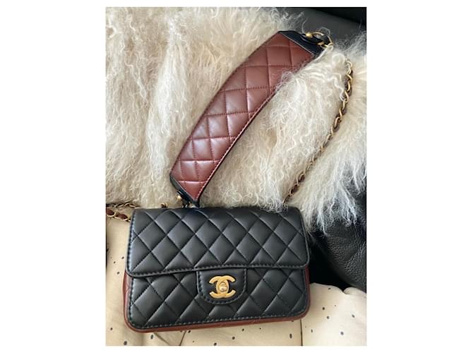 Bolso Chanel Timeless Mini rectangular Piel de cordero/ original Negro - vista 2