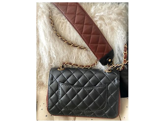 Bolso Chanel Timeless Mini rectangular Piel de cordero/ original Negro - vista 5
