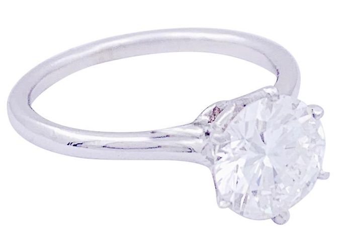 inconnue Solitaire Platinum, Diamant 1,71 Karat. - Ansicht 5