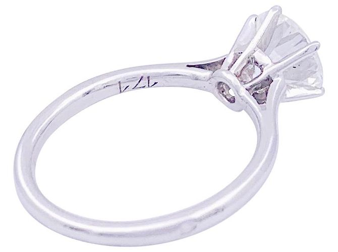 inconnue Solitaire Platinum, Diamant 1,71 Karat. - Ansicht 6