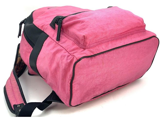 MCM Backpack Reversible Backpack Pink LeoPrint Black Bag Medium - view 8