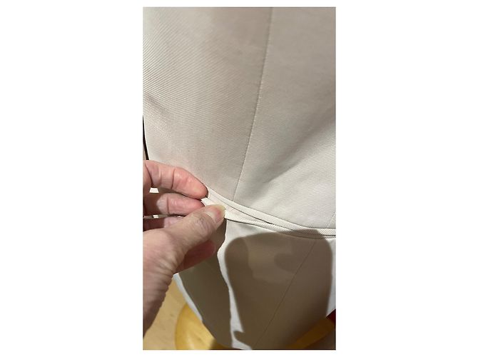 Chaqueta Tara Jarmon Rosa Beige Algodón Viscosa Talla 36 - vista 6
