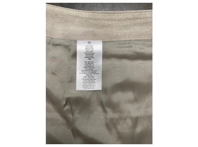 Gonna in camoscio Michael Kors Taupe - vista 3