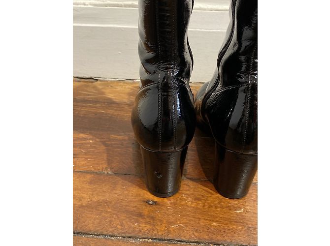 Botines GUCCI T.EU 38.5 de charol Negro - vista 6