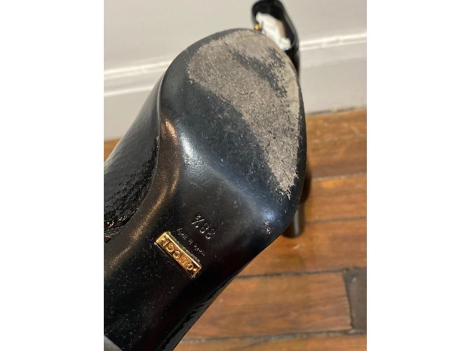 Botines GUCCI T.EU 38.5 de charol Negro - vista 7