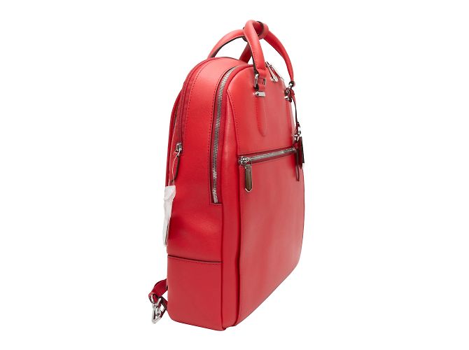 Roter Tumi Stanton Lederrucksack - Ansicht 2