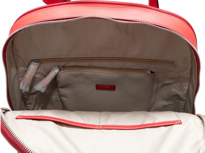 Roter Tumi Stanton Lederrucksack - Ansicht 6
