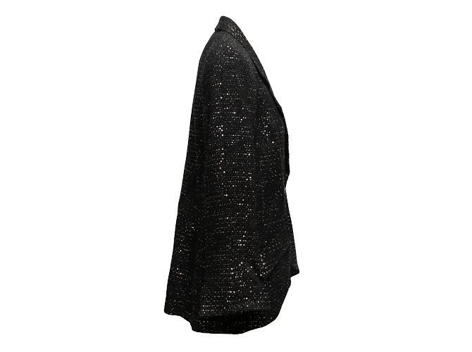 Crociera Chanel Nera e Argento 2011 St. Giacca in tweed Tropez taglia FR 48 Nero - vista 3