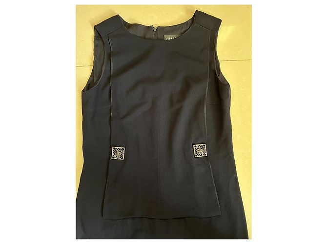 Chanel Kleid schwarz aus Wolle - Ansicht 10