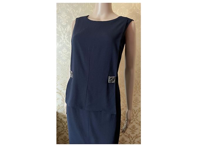 Chanel Kleid schwarz aus Wolle - Ansicht 13