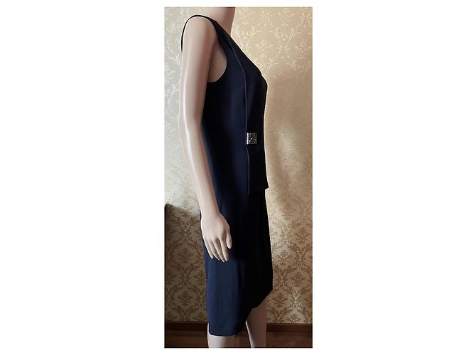 Chanel Kleid schwarz aus Wolle - Ansicht 15