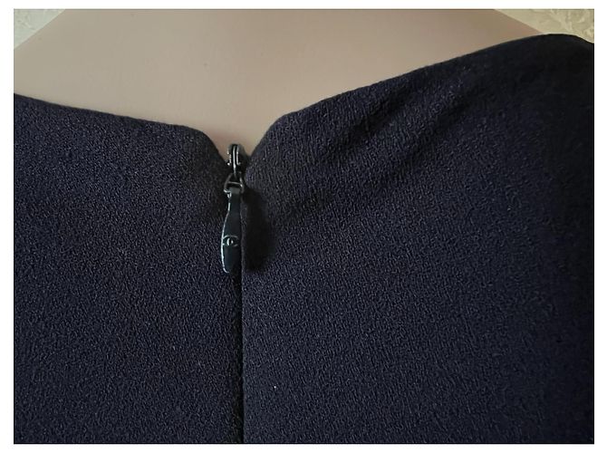 Chanel Kleid schwarz aus Wolle - Ansicht 17