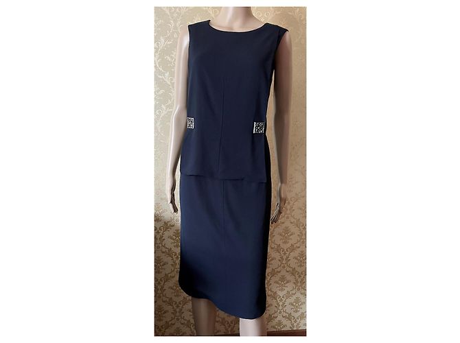 Chanel Kleid schwarz aus Wolle - Ansicht 2