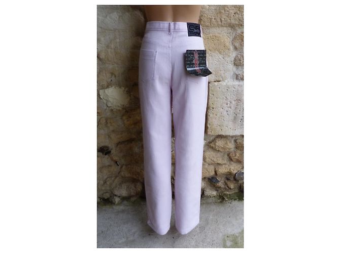 Calça Sonia Rykiel Rosa de Algodão Alveolar - vista 3