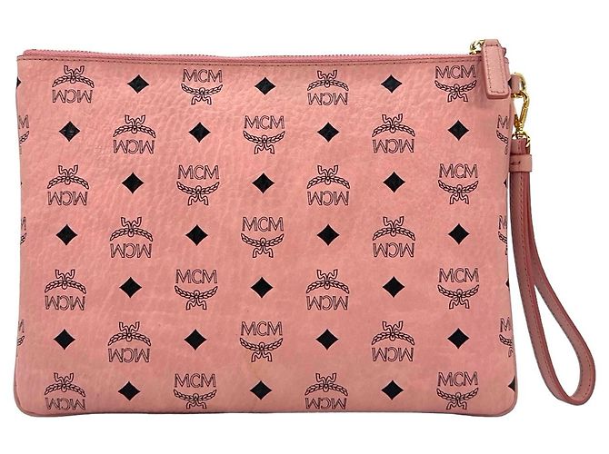 MCM LOVE Patch Pouch Pochette Pink Borsa pochette Borsa rosa Edizione limitata - vista 2