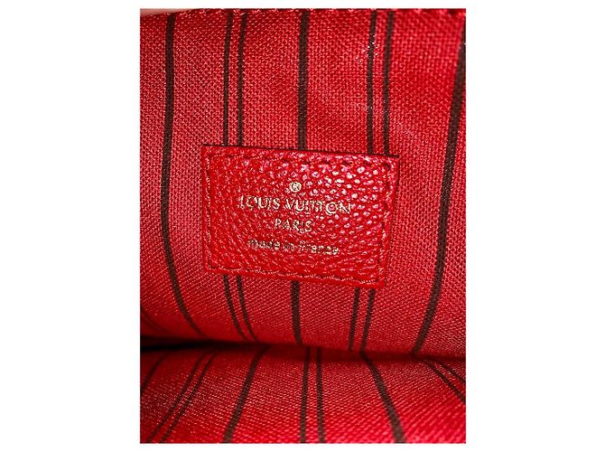 Borsa Louis Vuitton in pelle monogramma rossa Rosso - vista 6