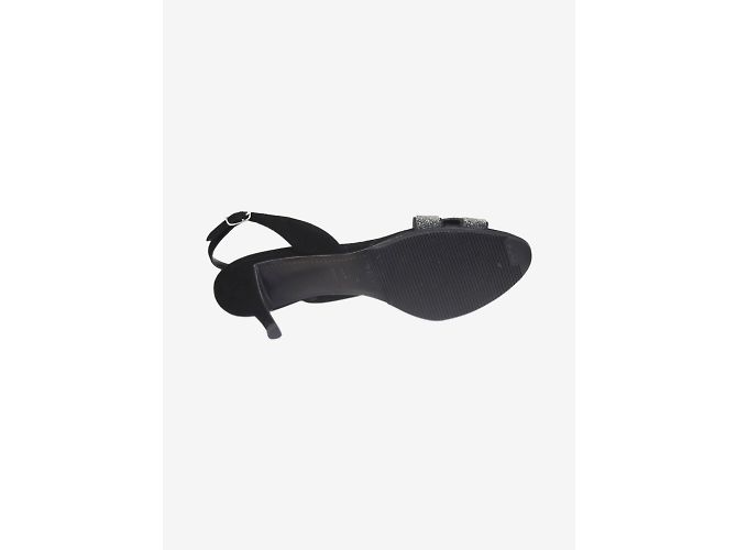 Hermès Schwarze Oran-Sandalen mit Slingback-Absätzen – Größe EU 38 - Ansicht 5