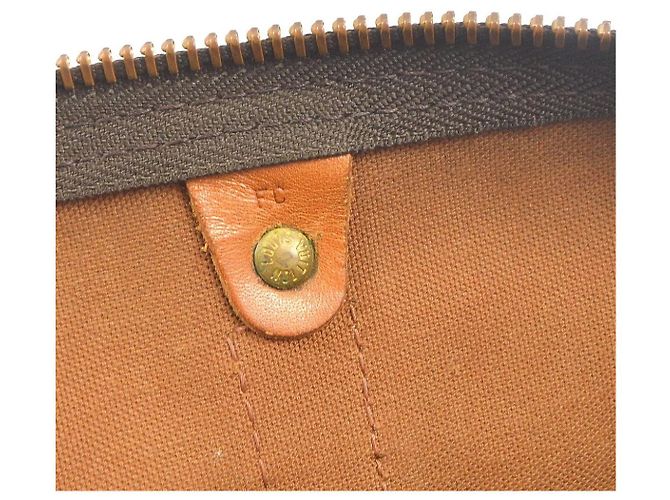 Louis Vuitton Keepall 45 Braun Monogram Canvas Leder - Ansicht 10