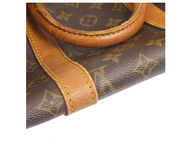 Louis Vuitton Keepall 45 Braun Monogram Canvas Leder - Ansicht 12