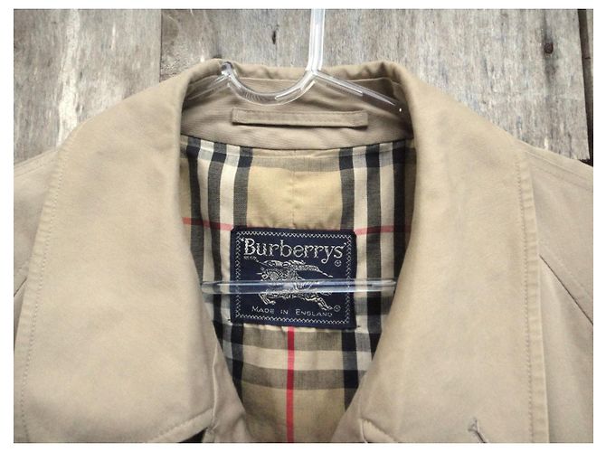 Impermeabile Burberry Beige in Cotone - vista 2