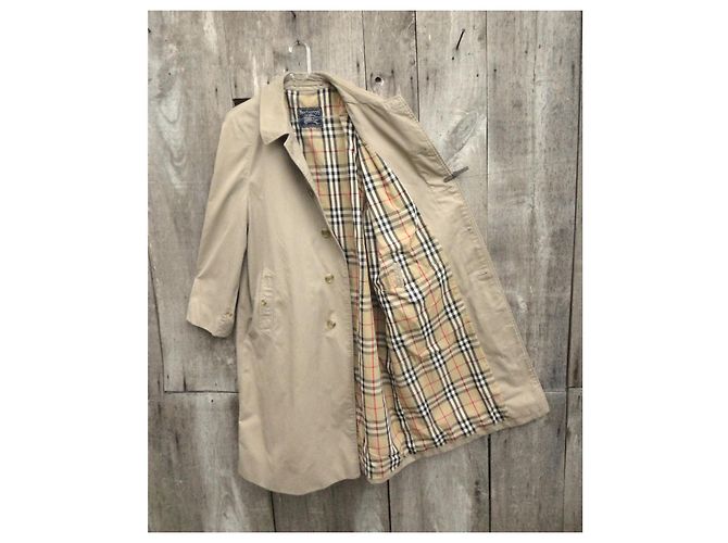 Impermeabile Burberry Beige in Cotone - vista 3