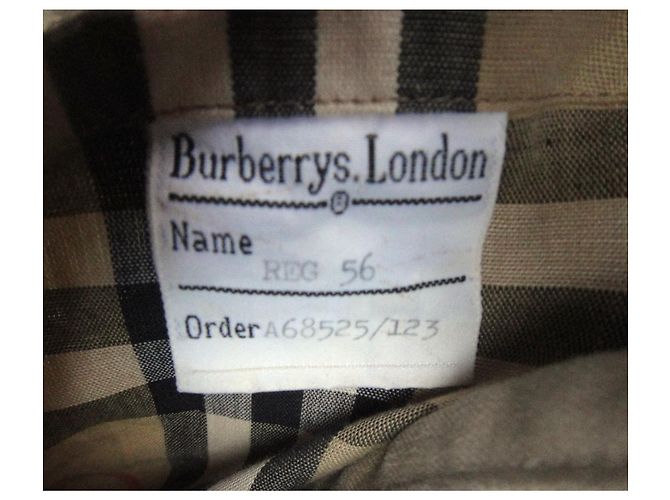 Impermeabile Burberry Beige in Cotone - vista 5
