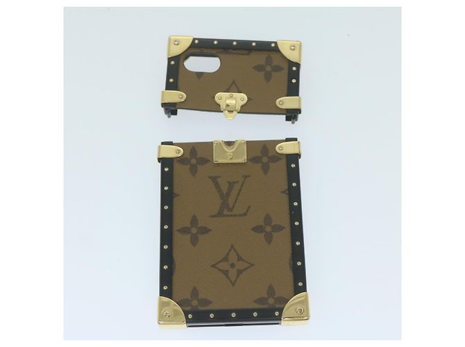 LOUIS VUITTON Monogram Monogram Reverse iPhoneX/XS case 2set LV Auth 63135 - view 7