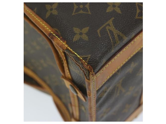 LOUIS VUITTON Monogram Sac Shan 40 Pet Carry M42024 Auth LV 64777 Monogramme - vue 10