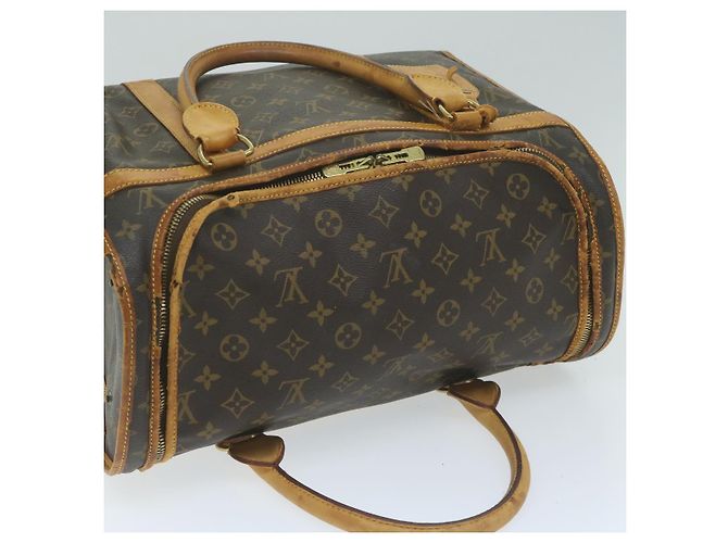 LOUIS VUITTON Monogram Sac Shan 40 Pet Carry M42024 Auth LV 64777 Monogramme - vue 6