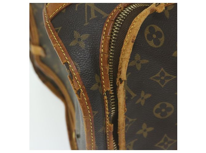 LOUIS VUITTON Monogram Sac Shan 40 Pet Carry M42024 Auth LV 64777 Monogramme - vue 7