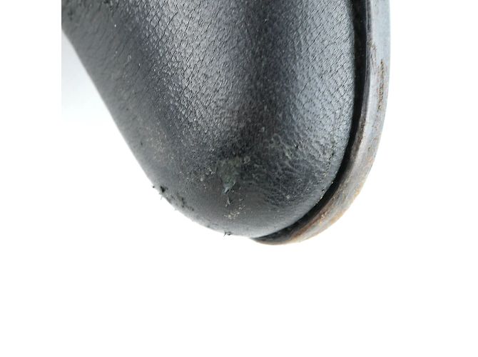 PRADA - Botas de tacón de cuero negro (tamaño 36.5) - vista 4
