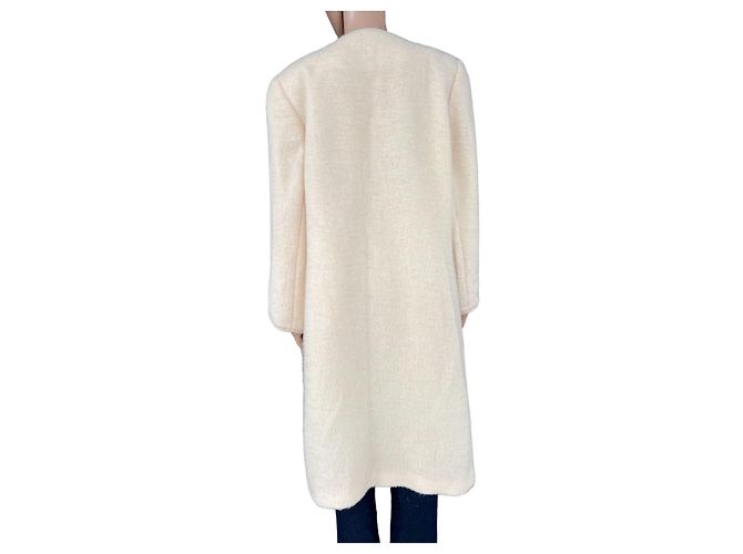 Abrigo de lana blanco Amanda Wakeley - vista 2