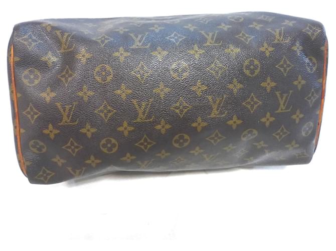 Louis Vuitton Speedy 35 Monogramma - MB844 Marrone - vista 13