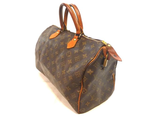 Louis Vuitton Speedy 35 Monogramma - MB844 Marrone - vista 8