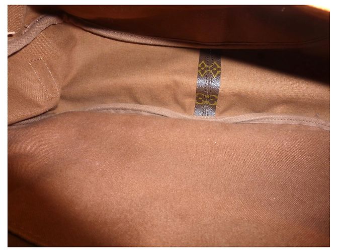 Louis Vuitton Saumur 35 Monogramma-VI882 Marrone - vista 11