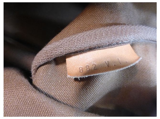Louis Vuitton Saumur 35 Monogramma-VI882 Marrone - vista 16