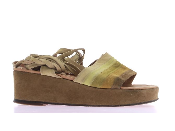 Mule e zoccoli Hermès T.EU 38.5 in suede Multicolore - vista 5