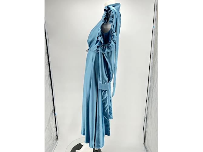 Off White Off-White Kleid T.IT 42 Polyester Blau - Ansicht 3