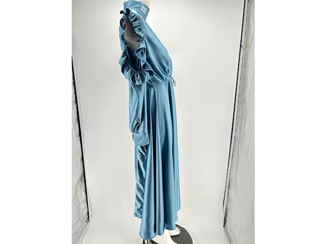 Off White Off-White Kleid T.IT 42 Polyester Blau - Ansicht 5