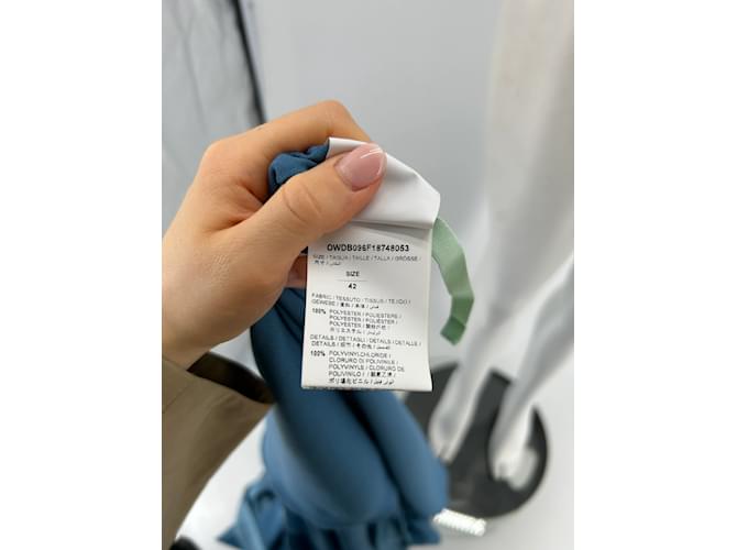 Off White Off-White Kleid T.IT 42 Polyester Blau - Ansicht 7